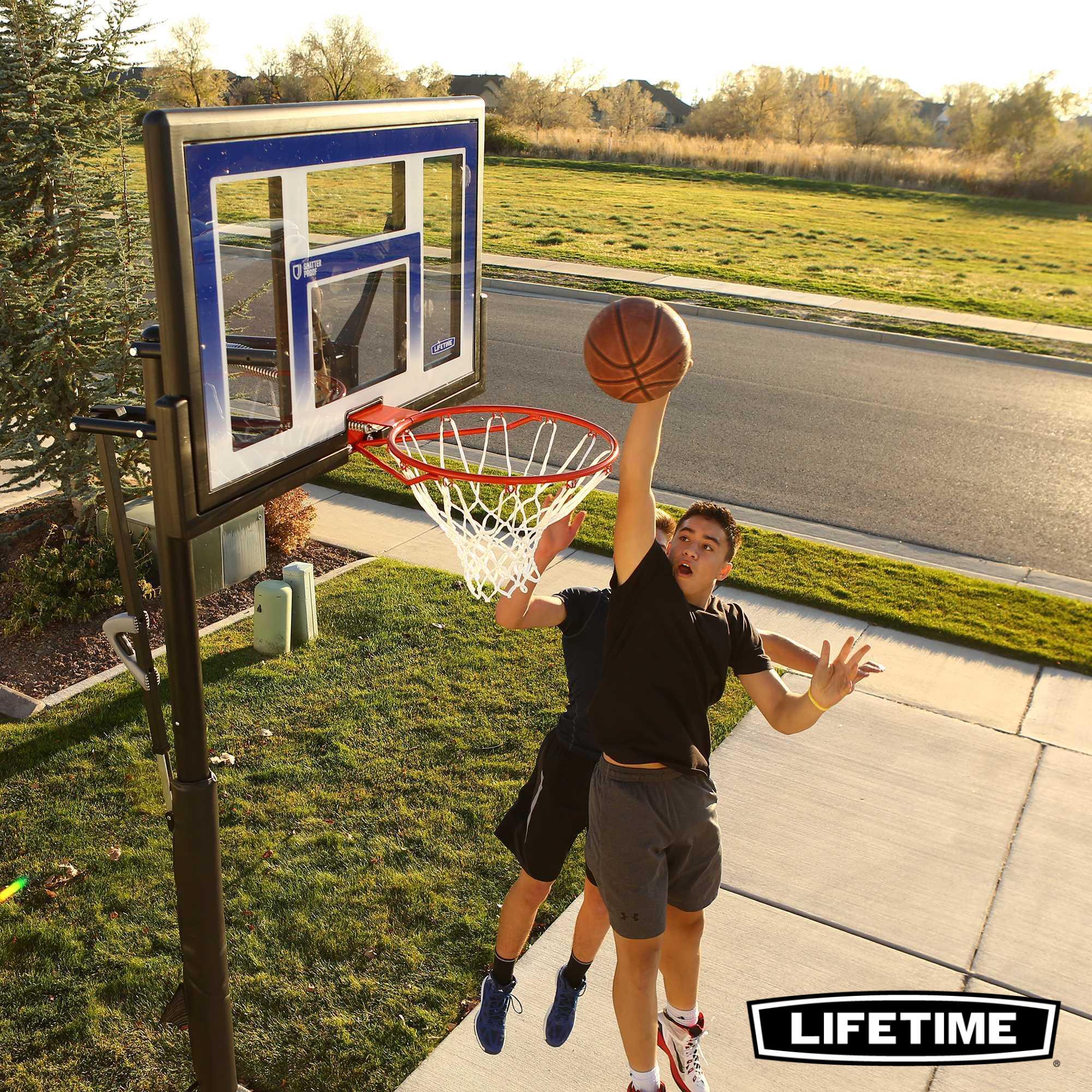 Basketball Basketballkorb Inground höhenverstellbar 229–305 cm LIFETIME 90020 6/7