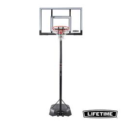Panier de Basketball sur pied avec base Board-127cm Ajustable Lifetime #91052