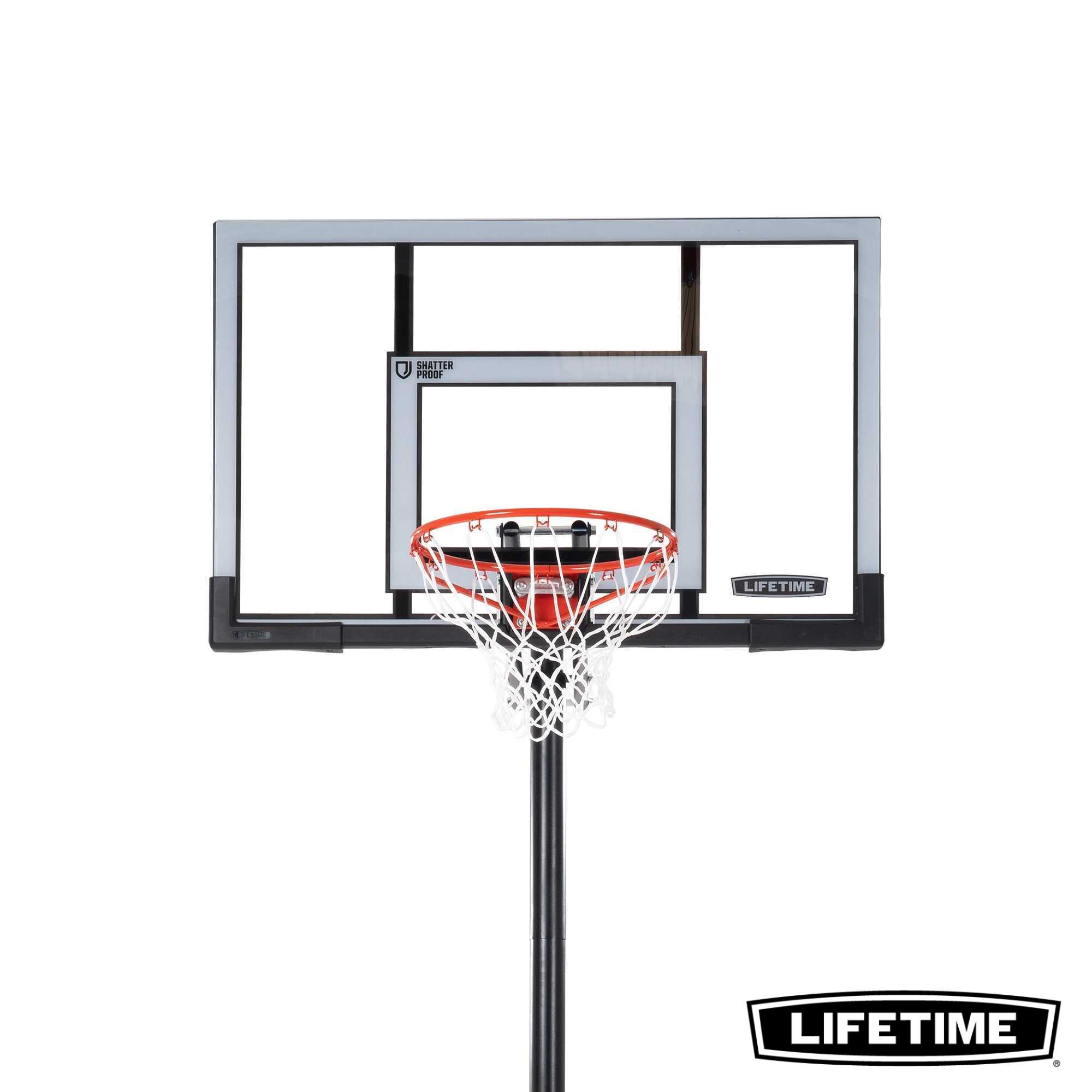 Panier de Basketball sur pied avec base Board-127cm Ajustable Lifetime #91052 3/7