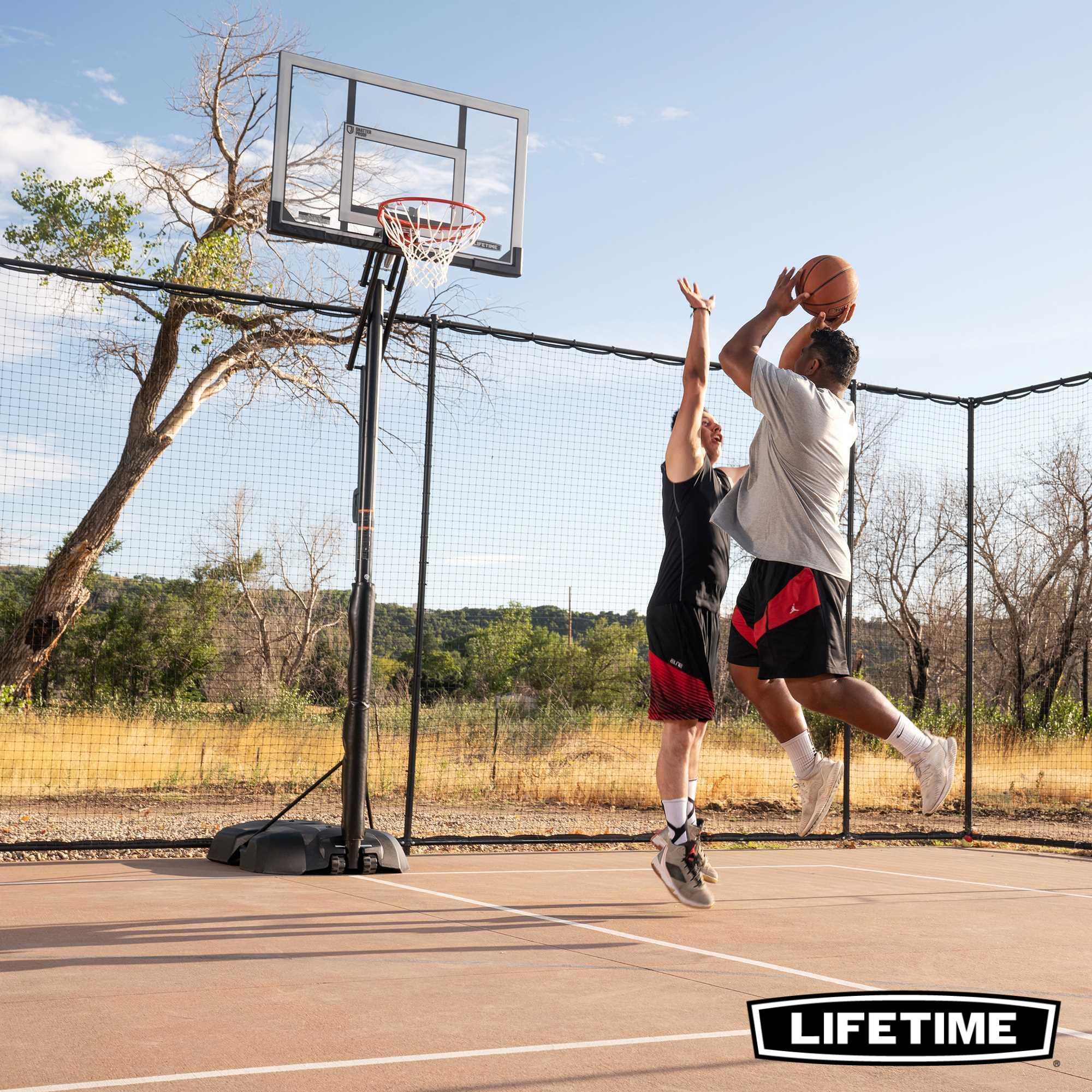 Panier de Basketball sur pied avec base Board-127cm Ajustable Lifetime #91052 5/7