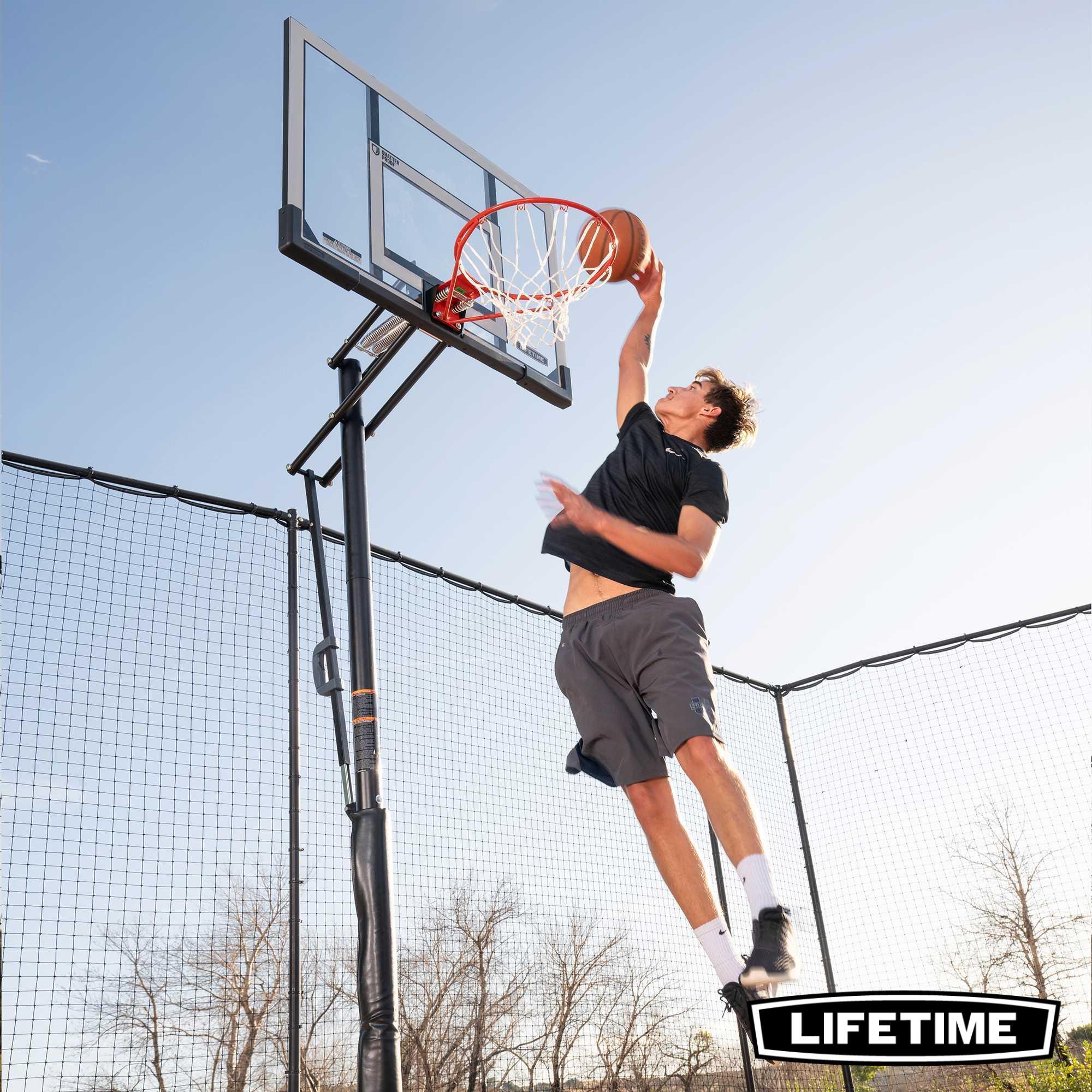 Panier de Basketball sur pied avec base Board-127cm Ajustable Lifetime #91052 6/7