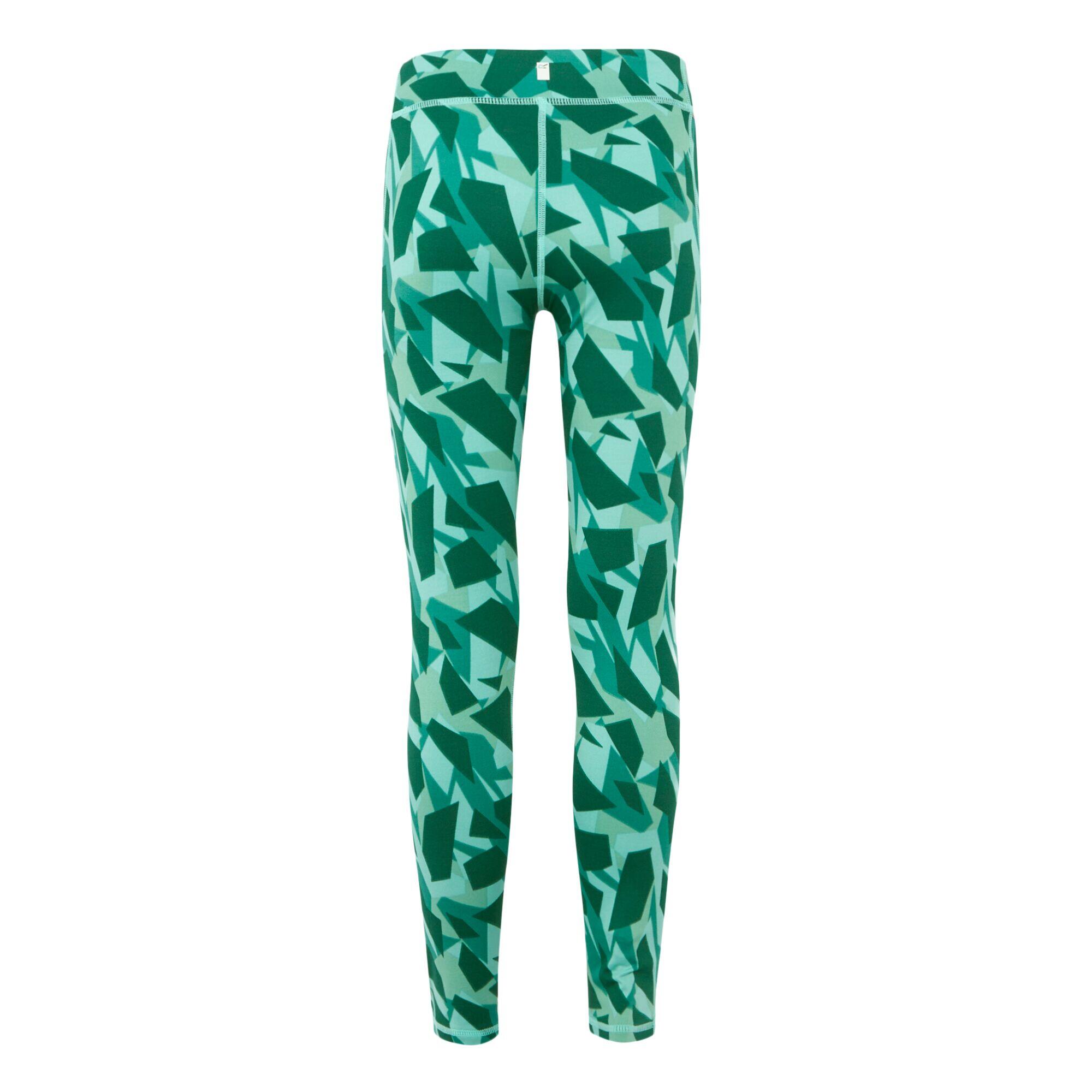 Legging Hiver Motif/style Abstrait BARLIA Enfant (Vieux Vert) 2/4
