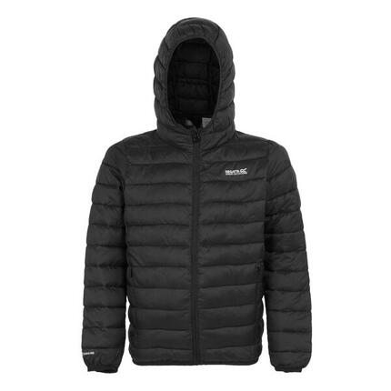 Marizion" Steppjacke mit Kapuze für Kinder Schwarz