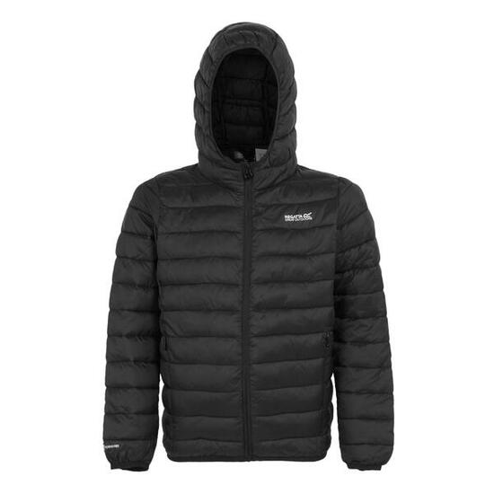 Marizion" Steppjacke mit Kapuze für Kinder Schwarz