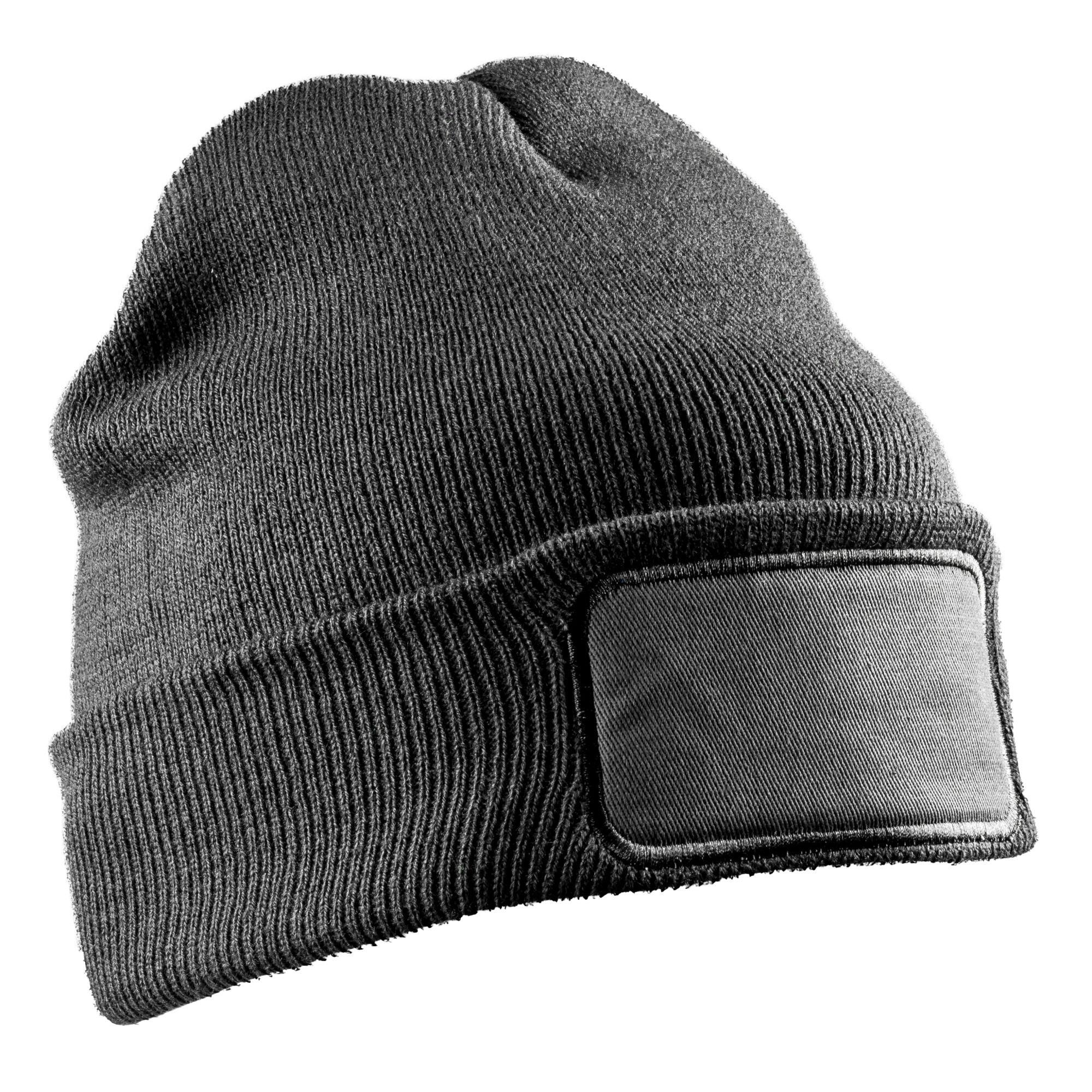 RESULT WINTER ESSENTIALS Cappello A Cuffia Toppa Stampata Adulto Unisex Result Winter Essentials Grigio