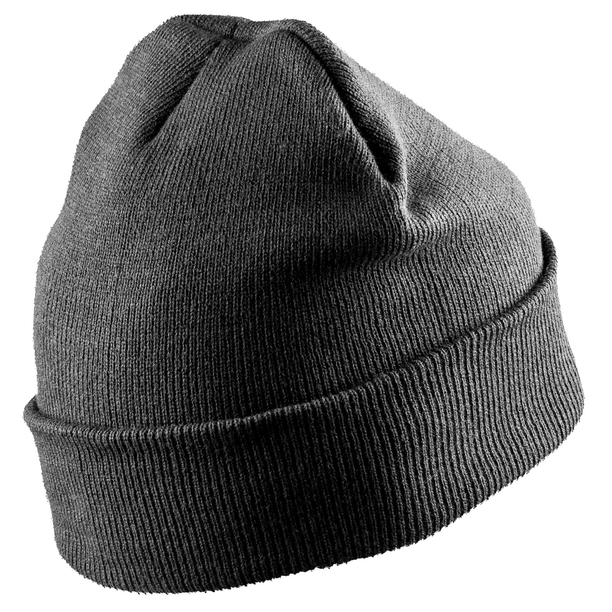 Unisex Dubbel gebreide printer muts voor volwassenen (Grijs) 2/2