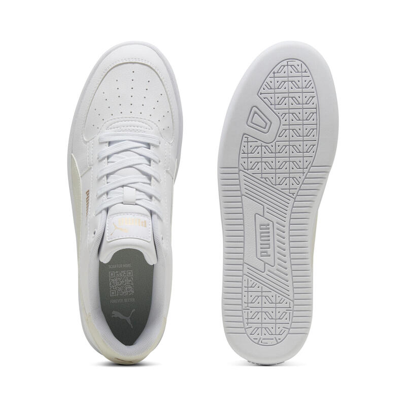 Sapatilhas adulto caminhada Caven 2.0 PUMA White Vapor Gray Gold