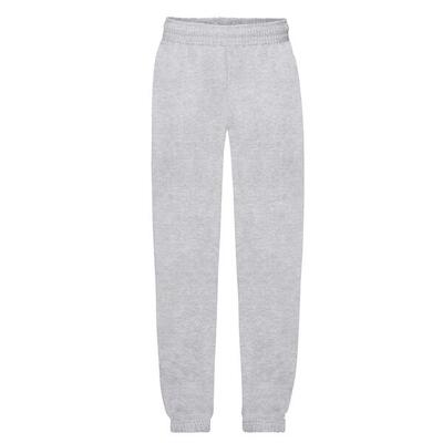Kinder/kinder classic joggingbroek met elastische zoom (heide grijs)