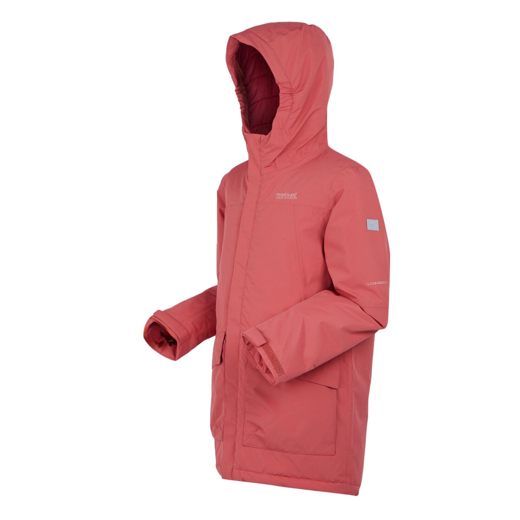 Childrens/Kids Farbank Ski Jacket (Mineral Red/Rumba Red) 3/4