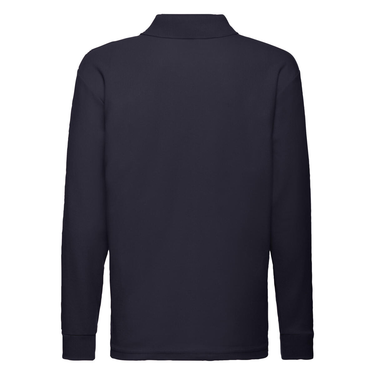 Polo Manches Longues Enfant (Bleu Marine Sombre) 2/3