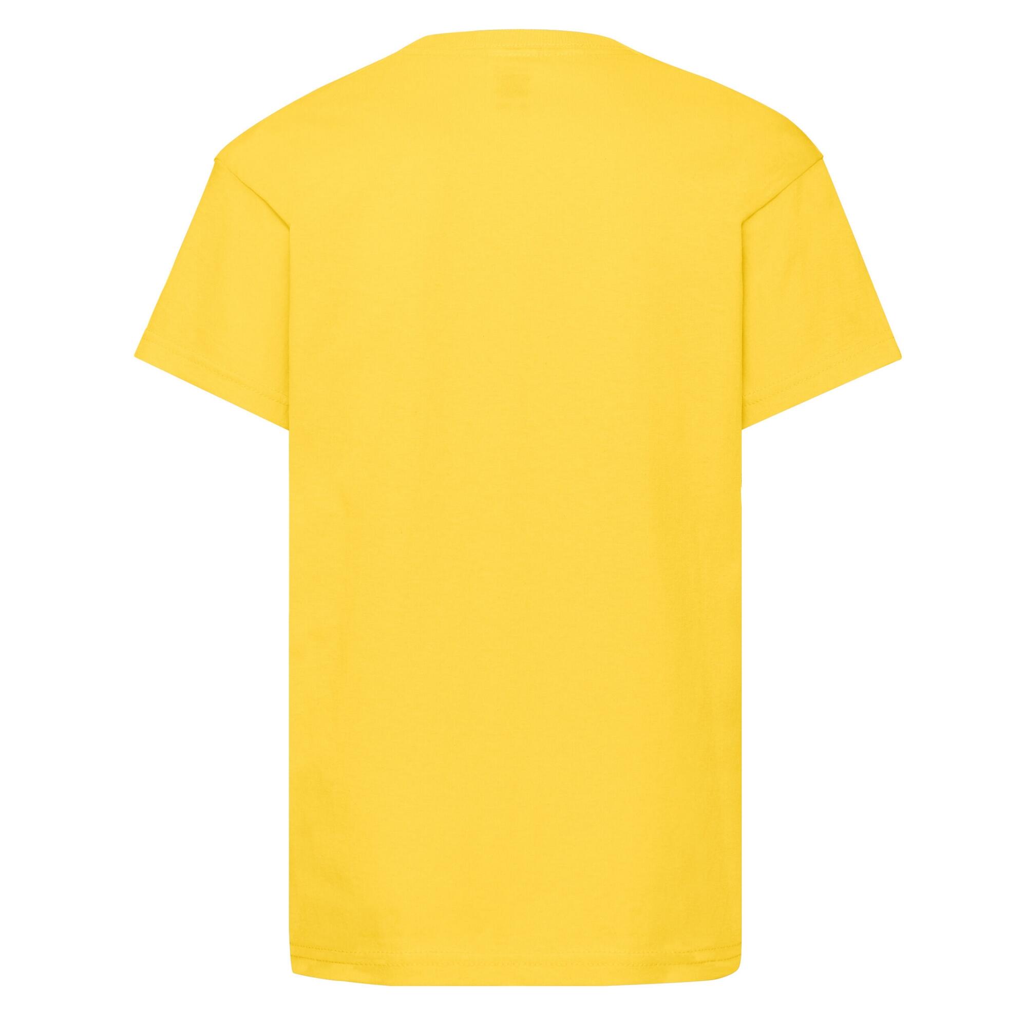 T-Shirt original para crianças e jovens (Amarelo) 2/3