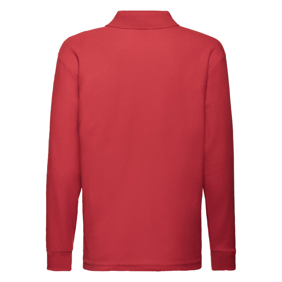 Polo Manches Longues Enfant (Rouge) 2/3