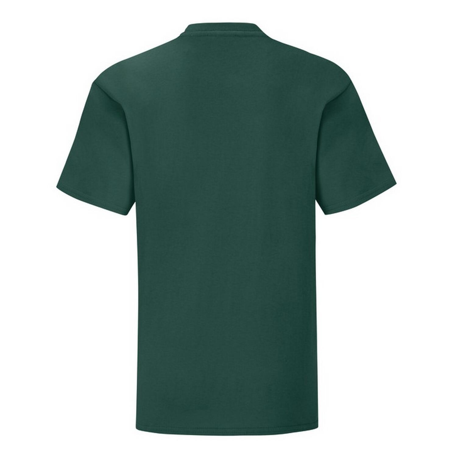 Maglietta Semplice Bambini Fruit Of The Loom Iconic 150 Verde Foresta 2/3