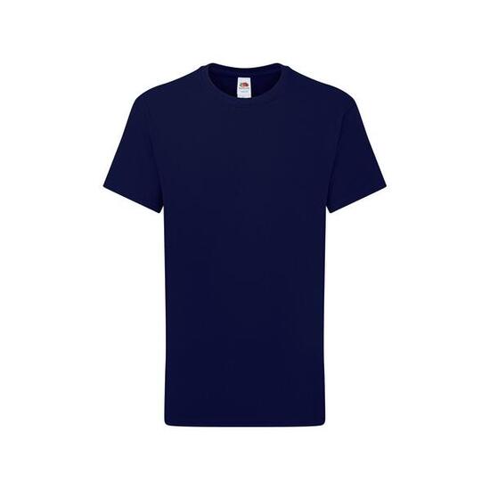 Tshirt Motif/style Uni Enfant (Bleu Marine Sombre)
