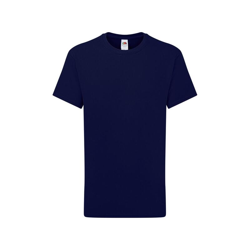 Effen Tshirt voor kinderen (Deep Navy)