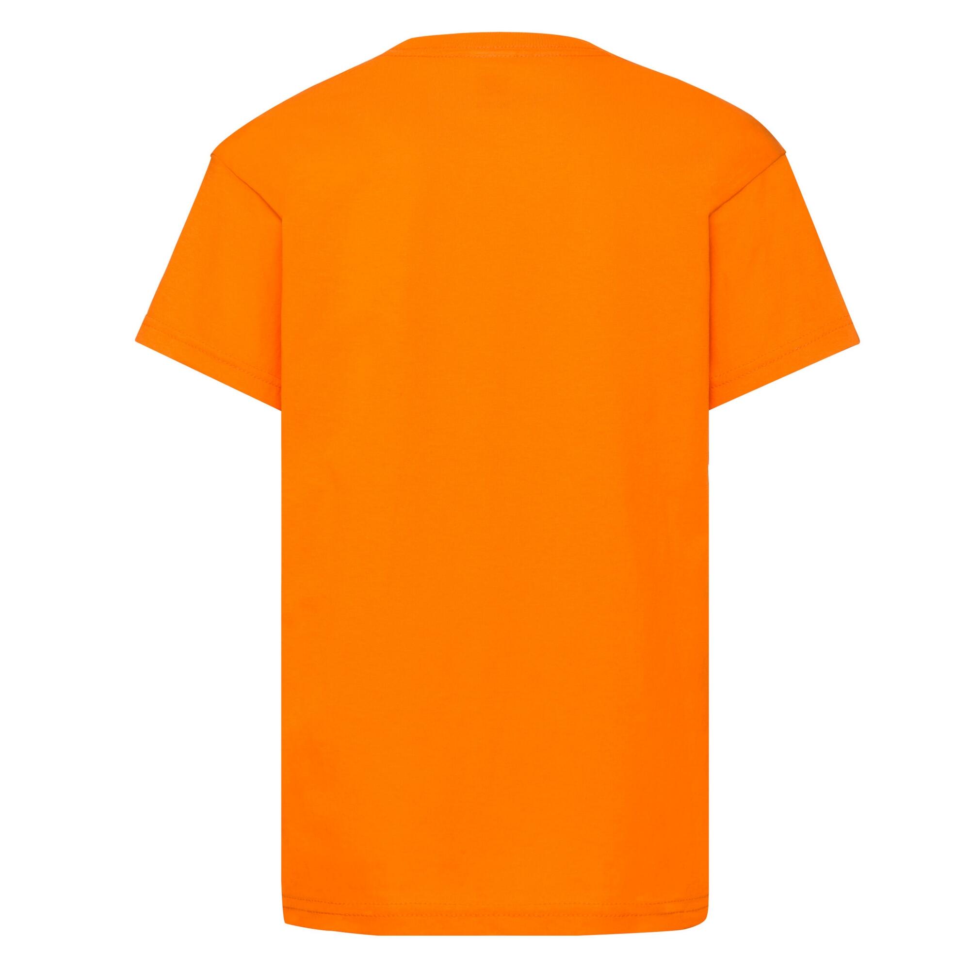Maglietta Bambini Fruit Of The Loom Original Arancio 2/3
