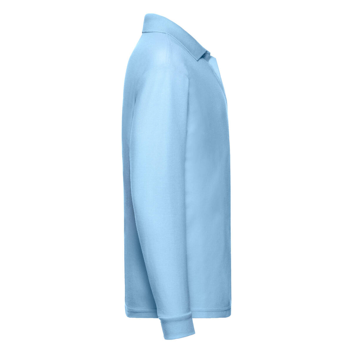 Polo Manches Longues Enfant (Bleu Ciel) 3/3