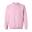Unisex Adult Sweatshirt met Zware Mouwenhals (Lichtroze)