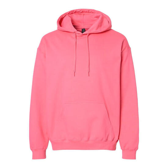 Sweat À Capuche SOFTSTYLE Adulte (Rose Foncé)