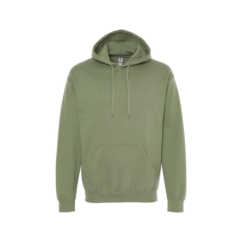 Unisex Adult Softstyle Fleece Midweight Hoodie (Military Green)