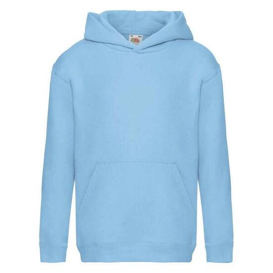 Sweat À Capuche PREMIUM Enfant (Bleu Ciel)