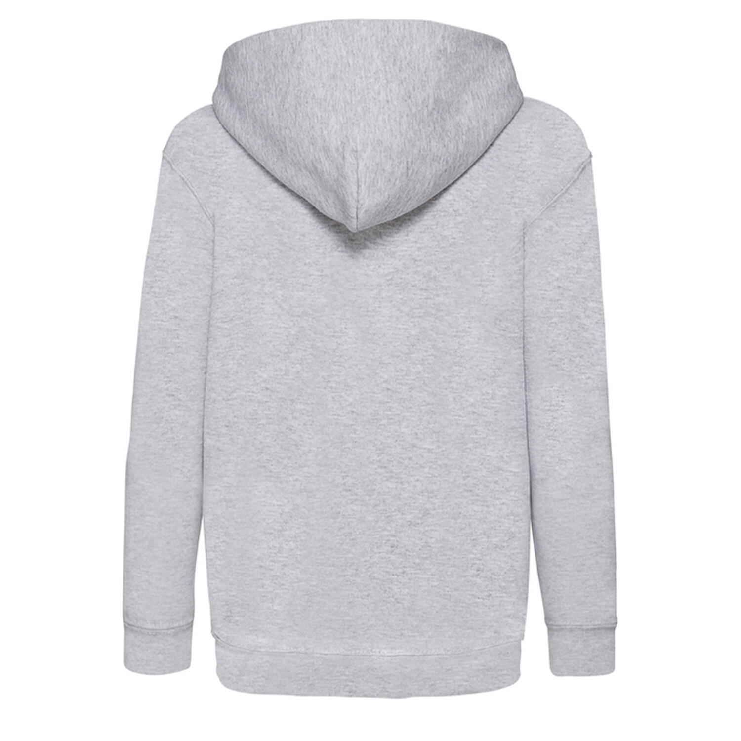 Felpa Con Cappuccio Bambini Fruit Of The Loom Grigio Erica 2/3
