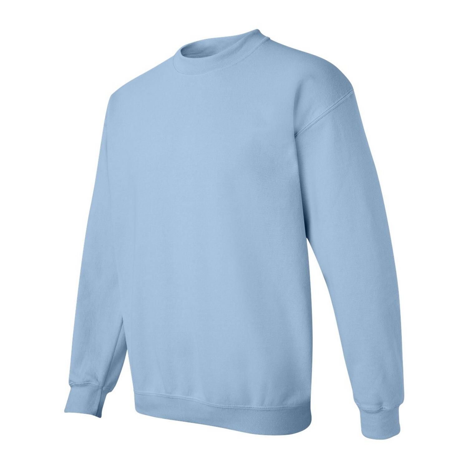 Felpa Girocollo Adulto Unisex Gildan Azzurro 3/3