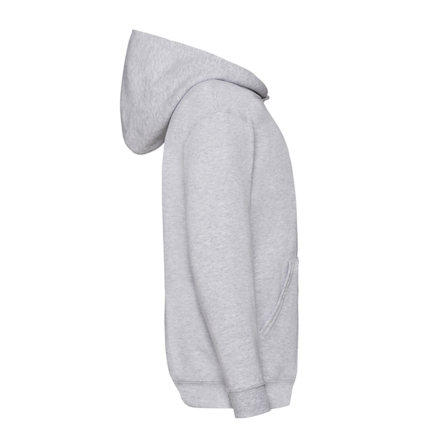 Felpa Con Cappuccio Bambini Fruit Of The Loom Grigio Erica 3/3