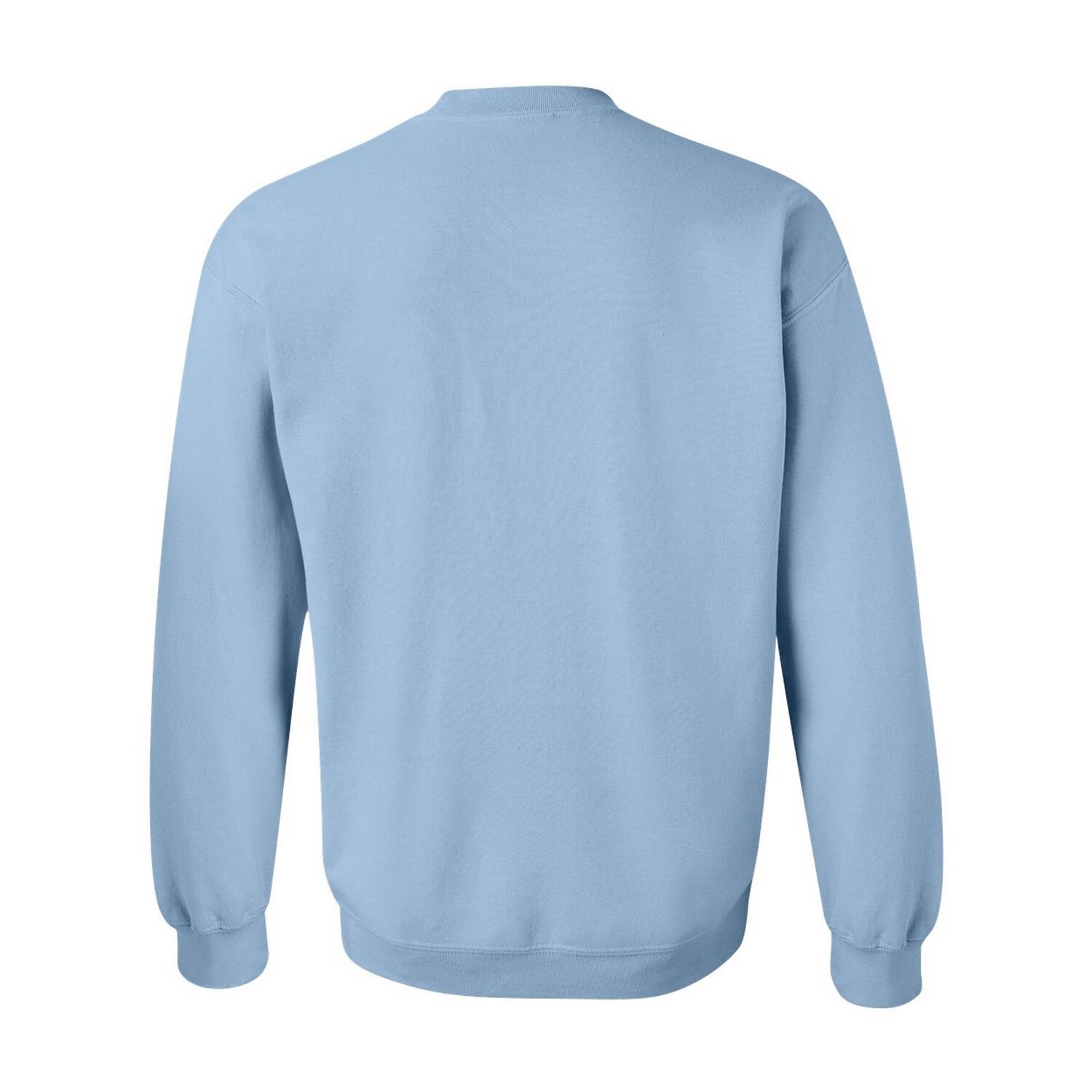 Felpa Girocollo Adulto Unisex Gildan Azzurro 2/3