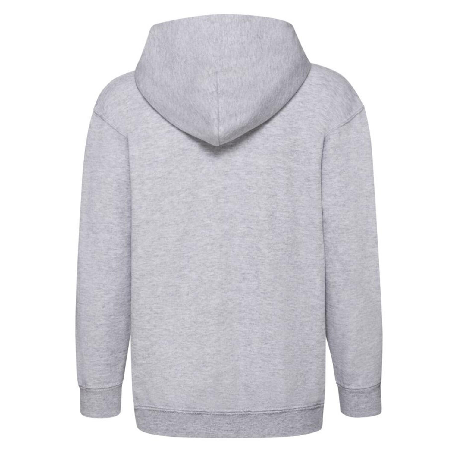 Casaco com capuz com fecho de correr clássico em urze para crianças/jovens 2/3