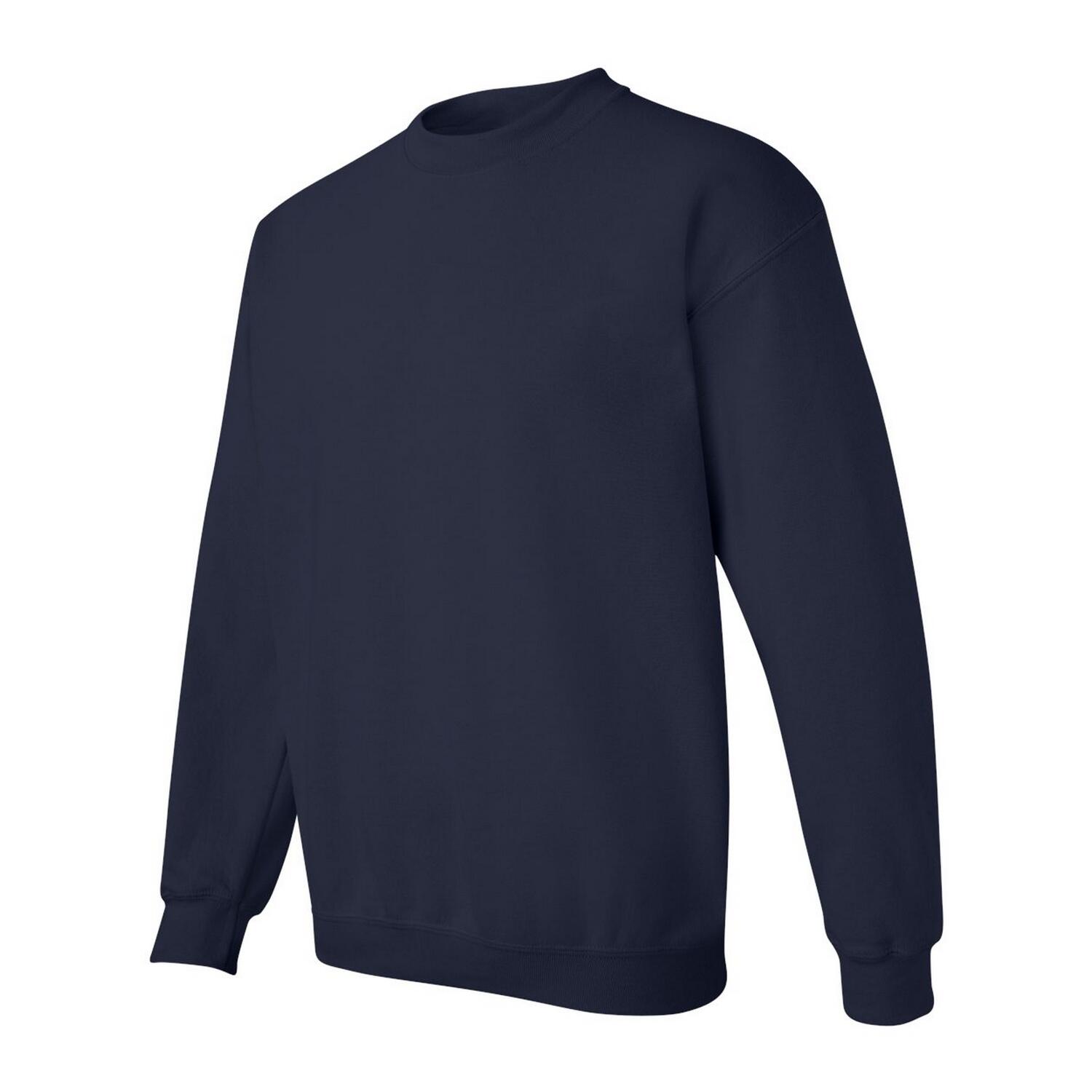 Felpa Girocollo Adulto Unisex Gildan Blu Navy 3/3