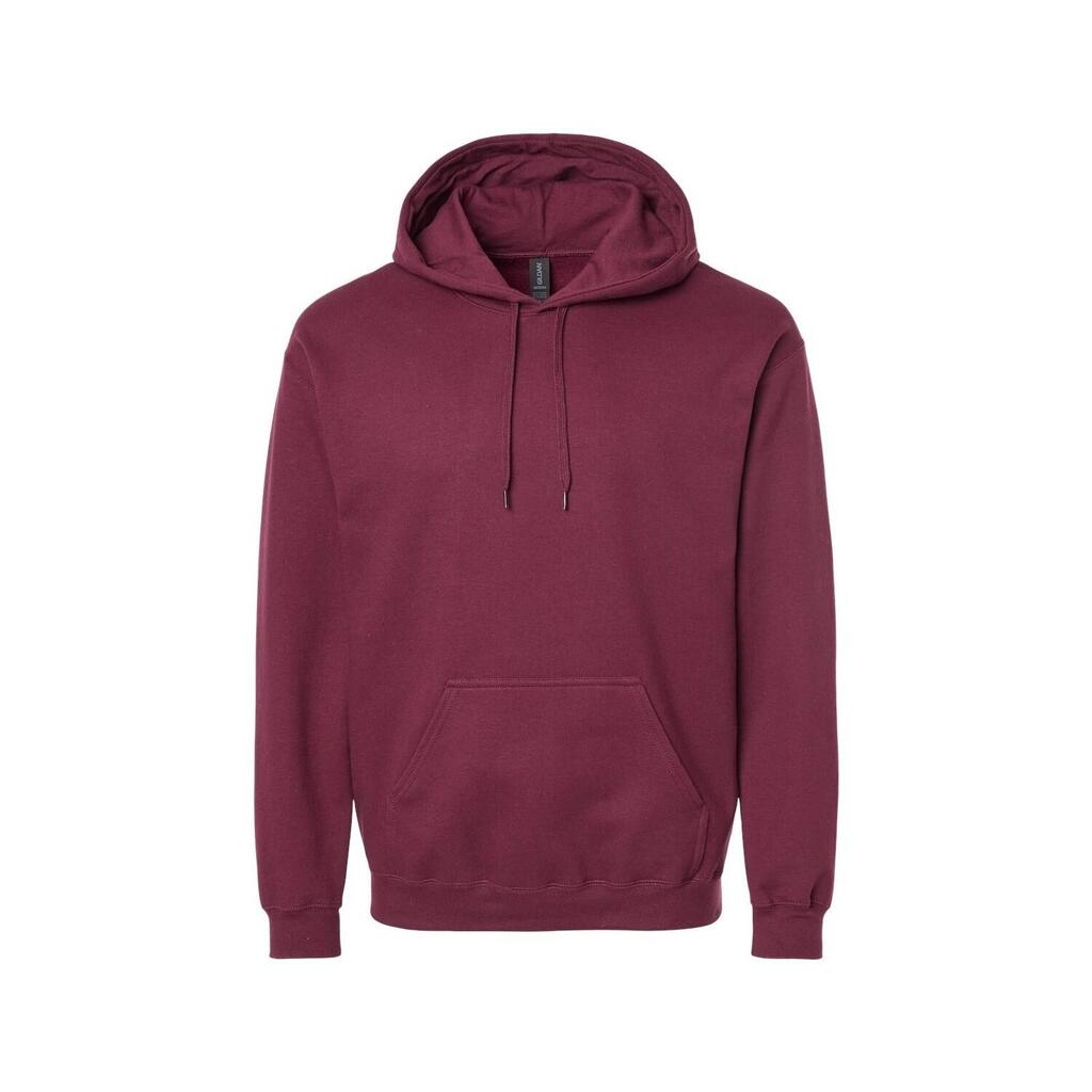 Unisex Adult Softstyle Fleece Midweight Hoodie (Maroon)
