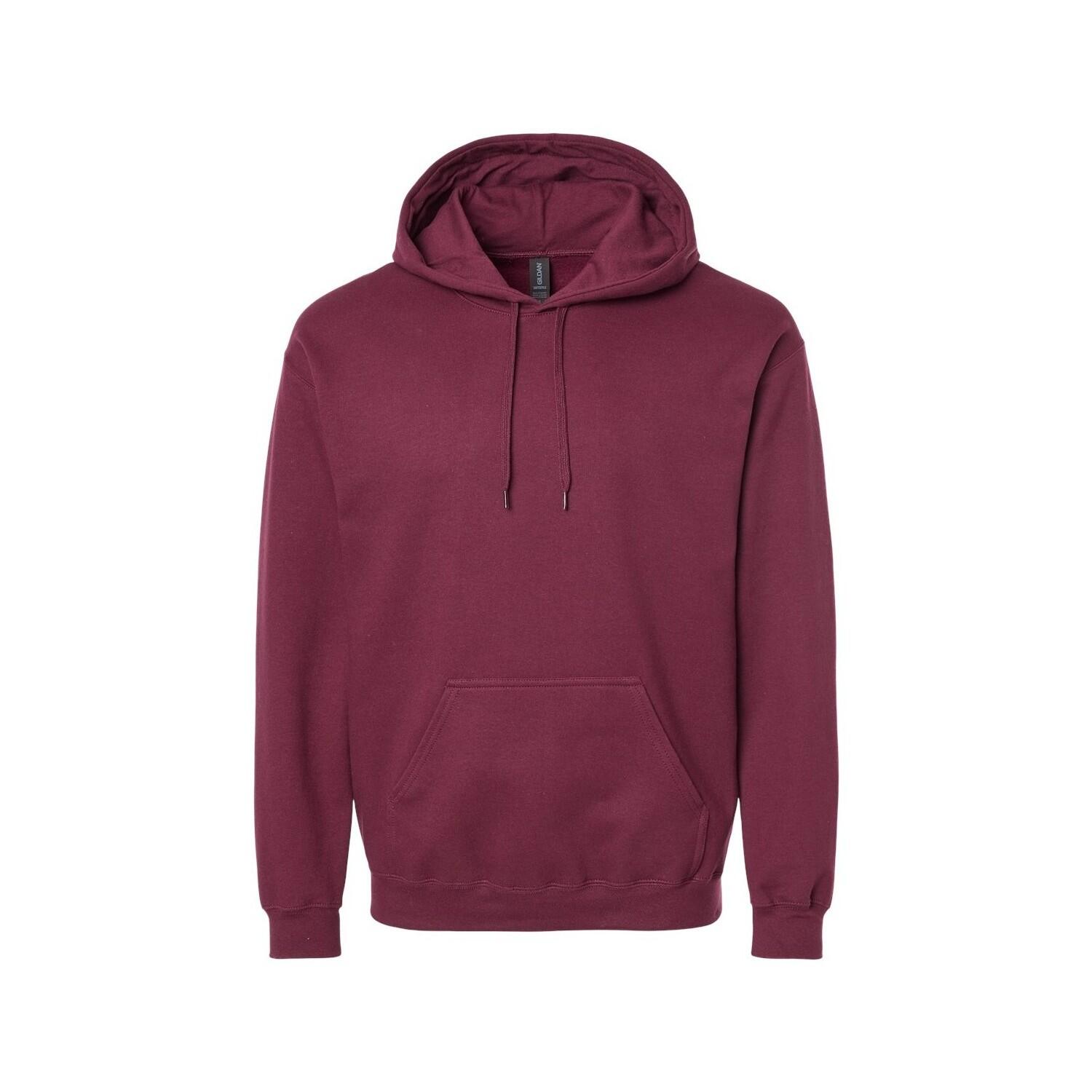 Gildan - Sweat À Capuche Softstyle Adulte (pourpre) - Sweat-shirt - Bordeaux|marron|rouge - 48 Xl - Decathlon