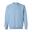 Unisex Adult Sweatshirt met Zware Mouwenhals (Lichtblauw)