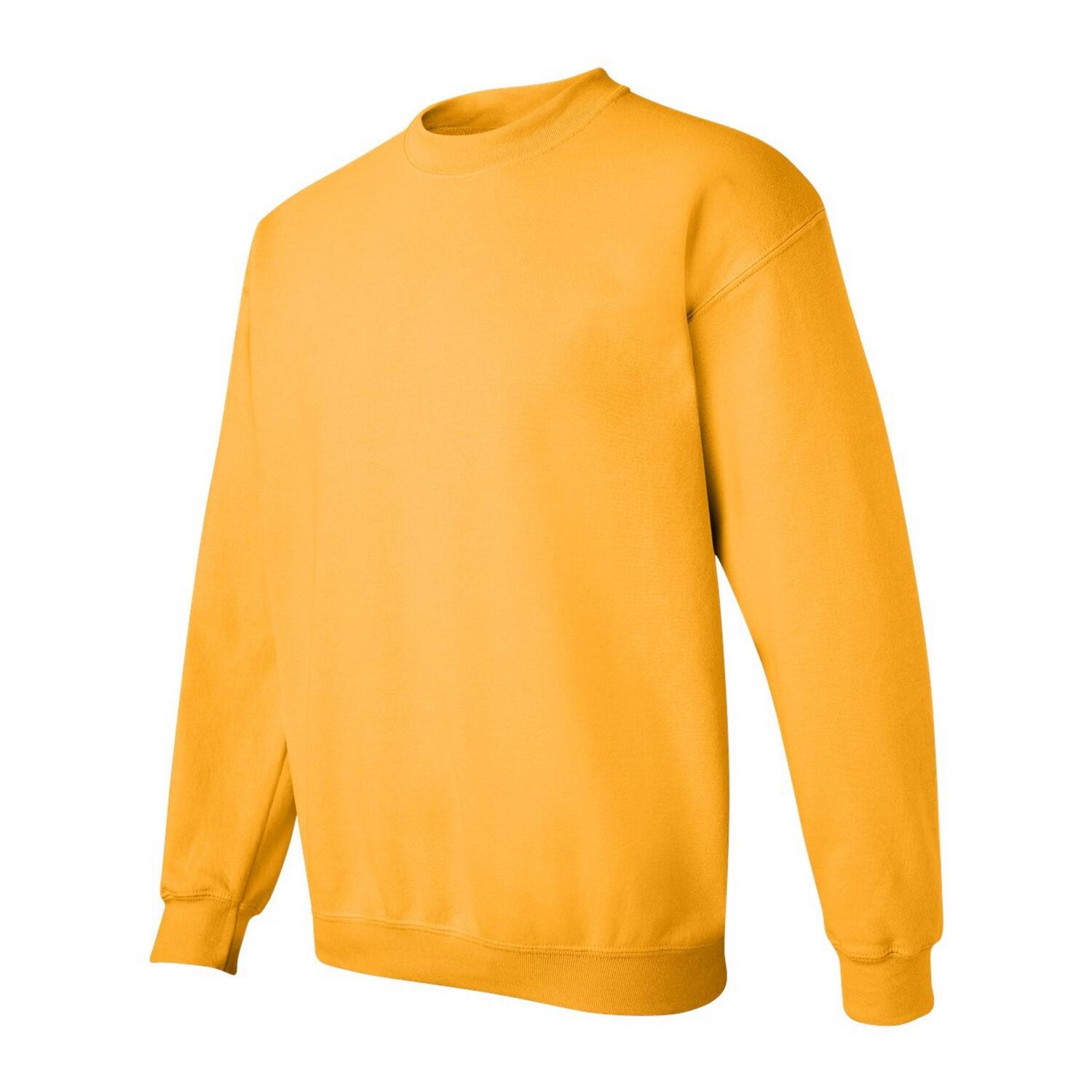 Felpa Girocollo Adulto Unisex Gildan Oro 3/3