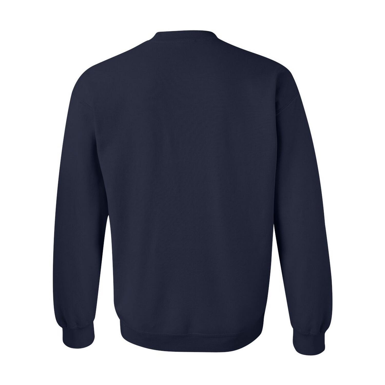 Felpa Girocollo Adulto Unisex Gildan Blu Navy 2/3