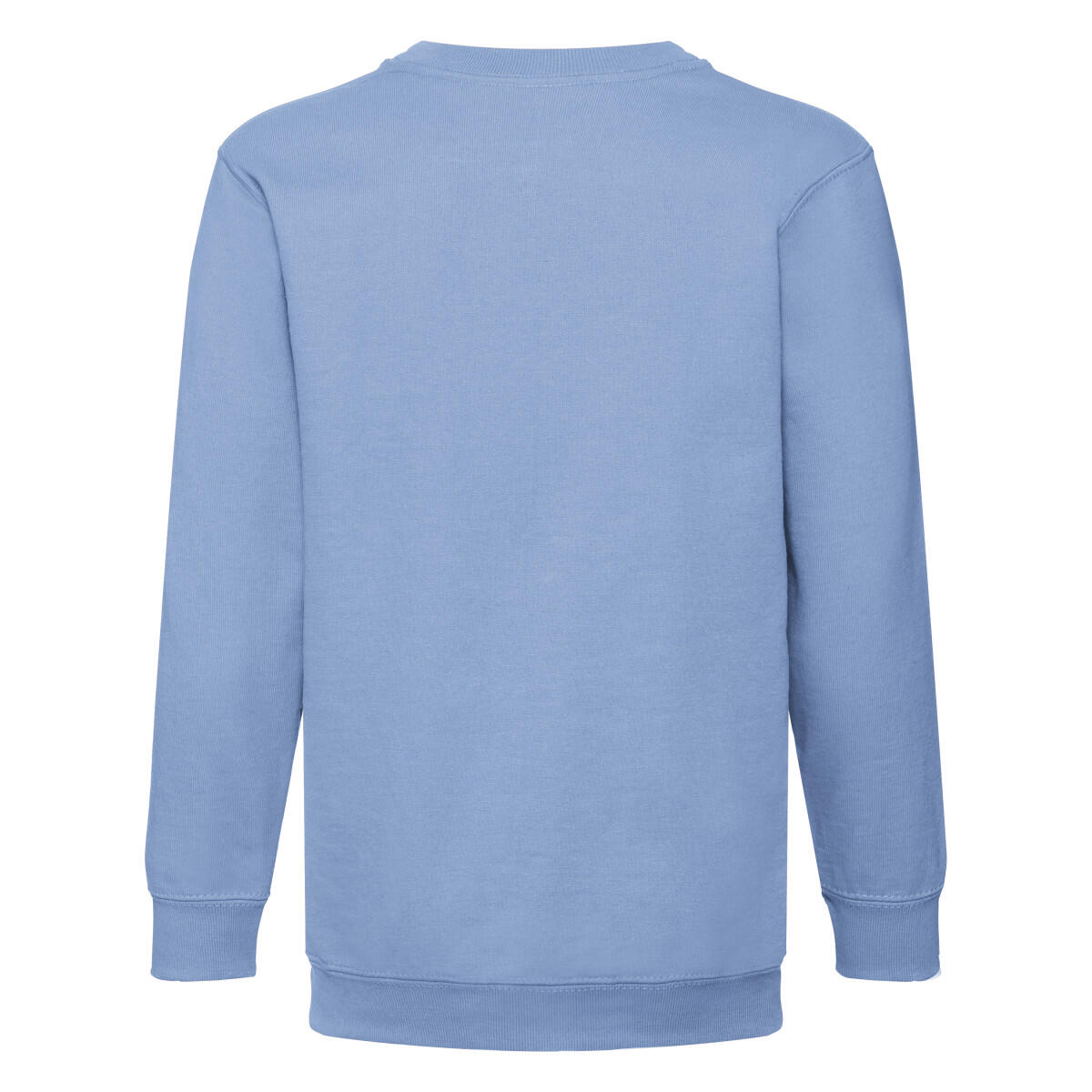 Felpa A Giro Bambini Fruit Of The Loom Classic Azzurro 2/3