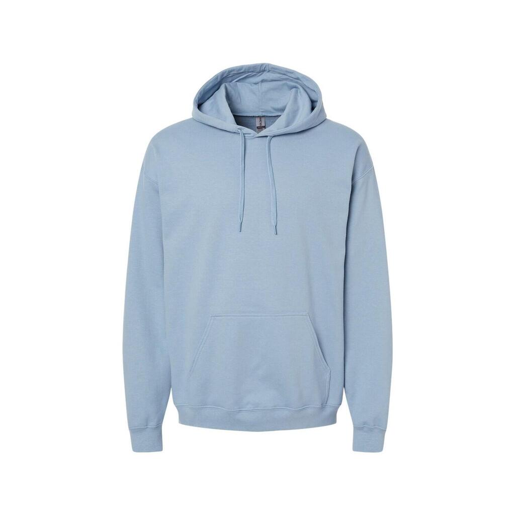 Unisex Adult Softstyle Fleece Midweight Hoodie (Stone Blue)