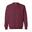 Unisex Adult Sweatshirt met Zware Mouwenhals (Marron)