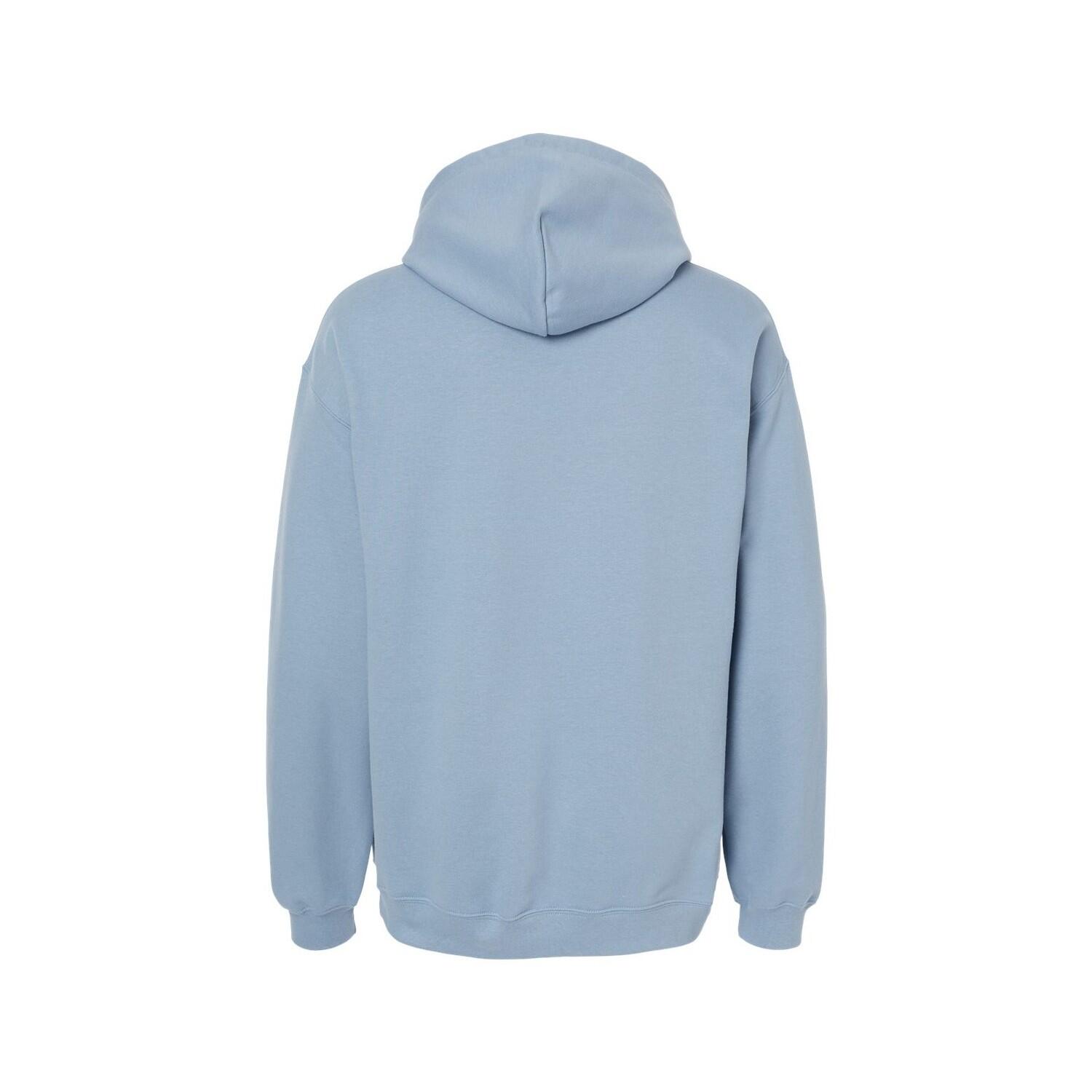Casaco com capuz unissexo de peso médio Softstyle Fleece para adultos (Azul 2/2