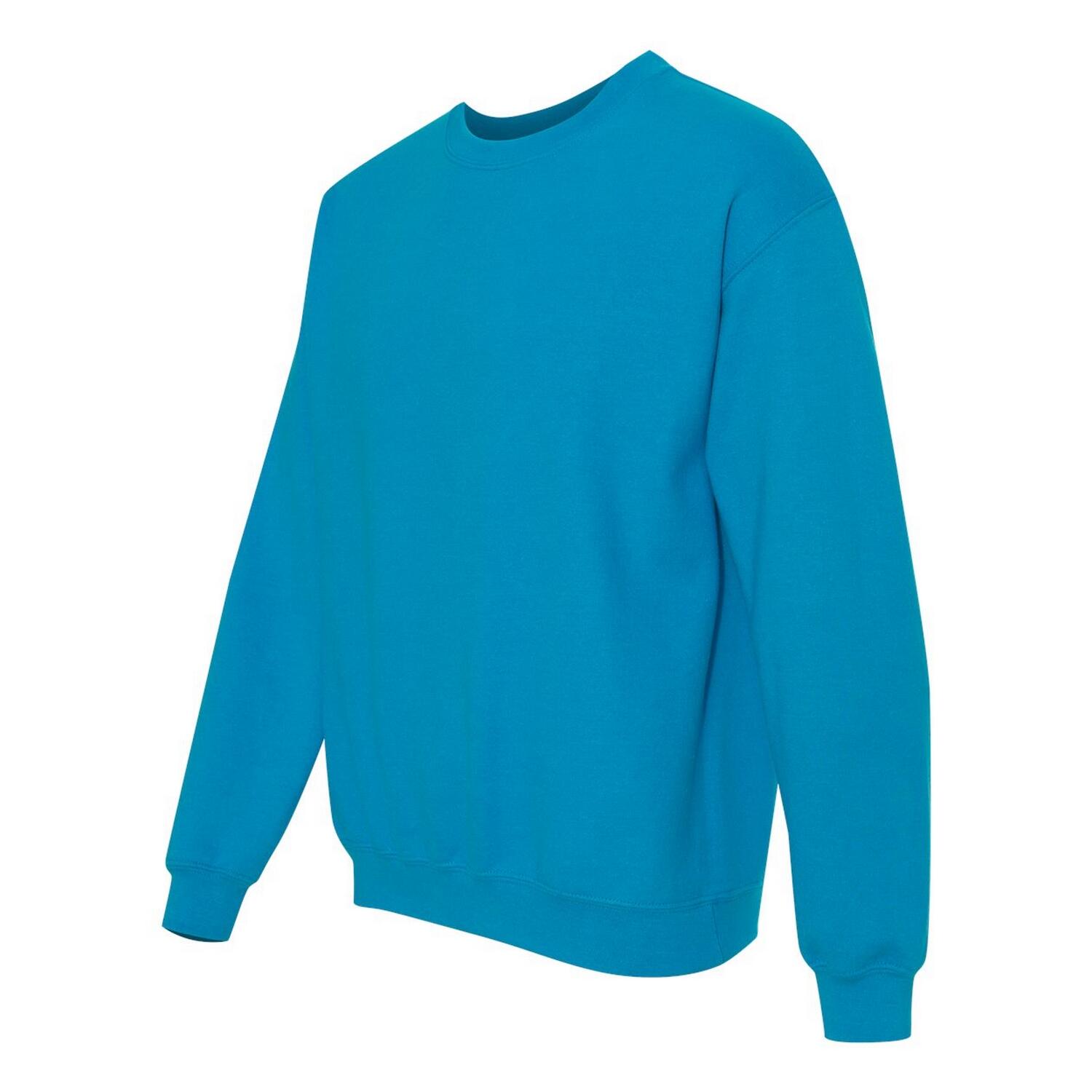 Felpa Girocollo Adulto Unisex Gildan Zaffiro 3/3
