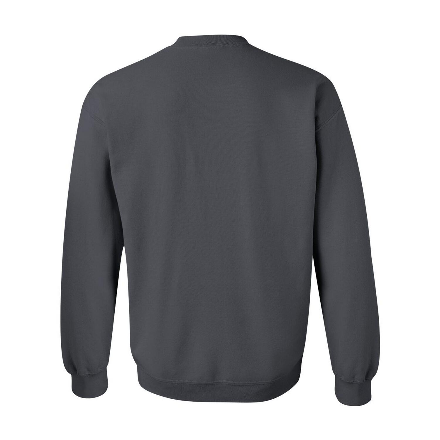 Camisola de gola redonda de mistura pesada unissexo para adultos (Antracite) 2/3
