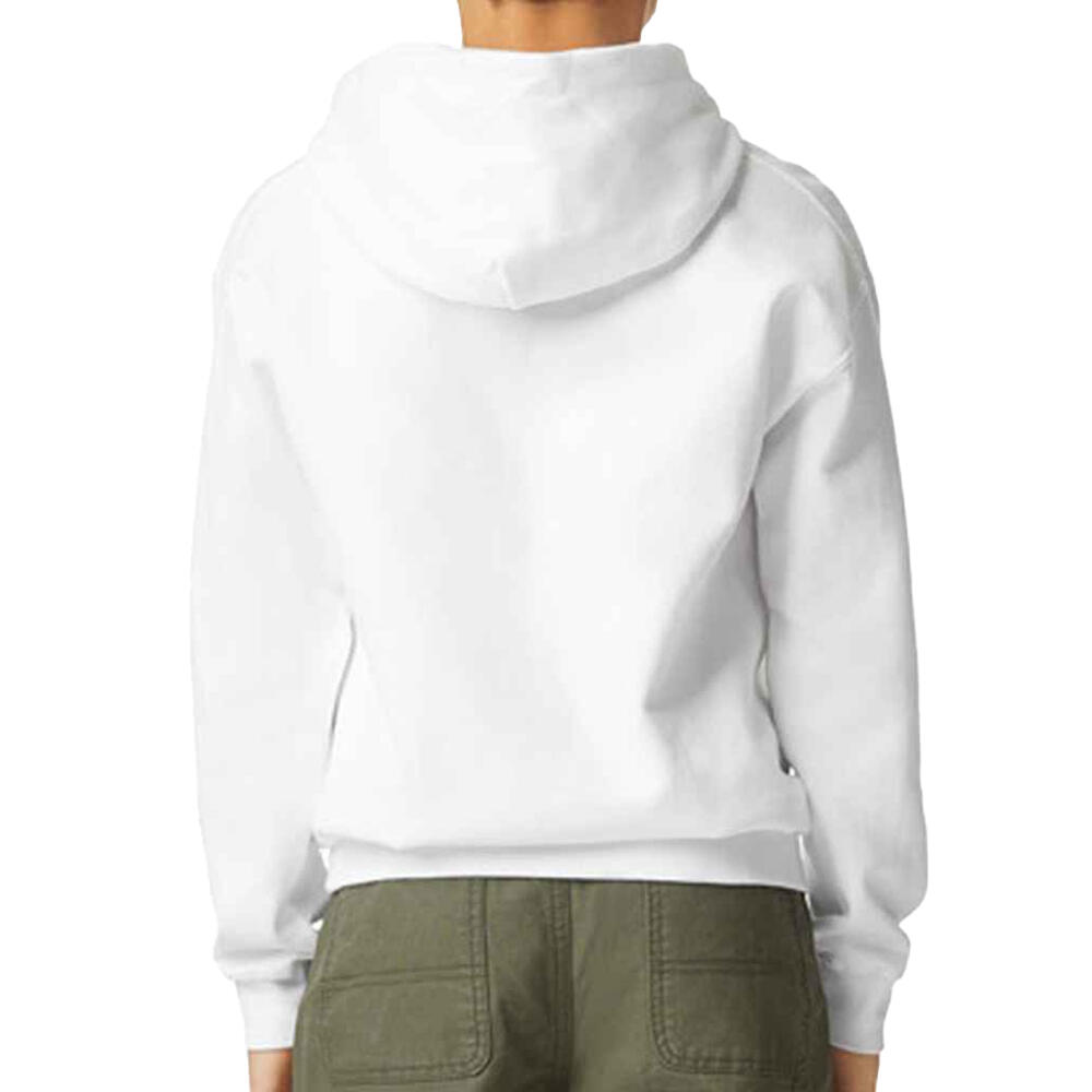 Sweat À Capuche SOFTSTYLE Enfant (Blanc) 2/3