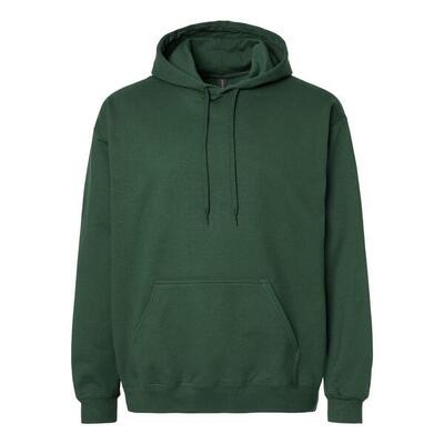 Unisex softstyle fleece midweight hoodie voor volwassenen (militair groen)