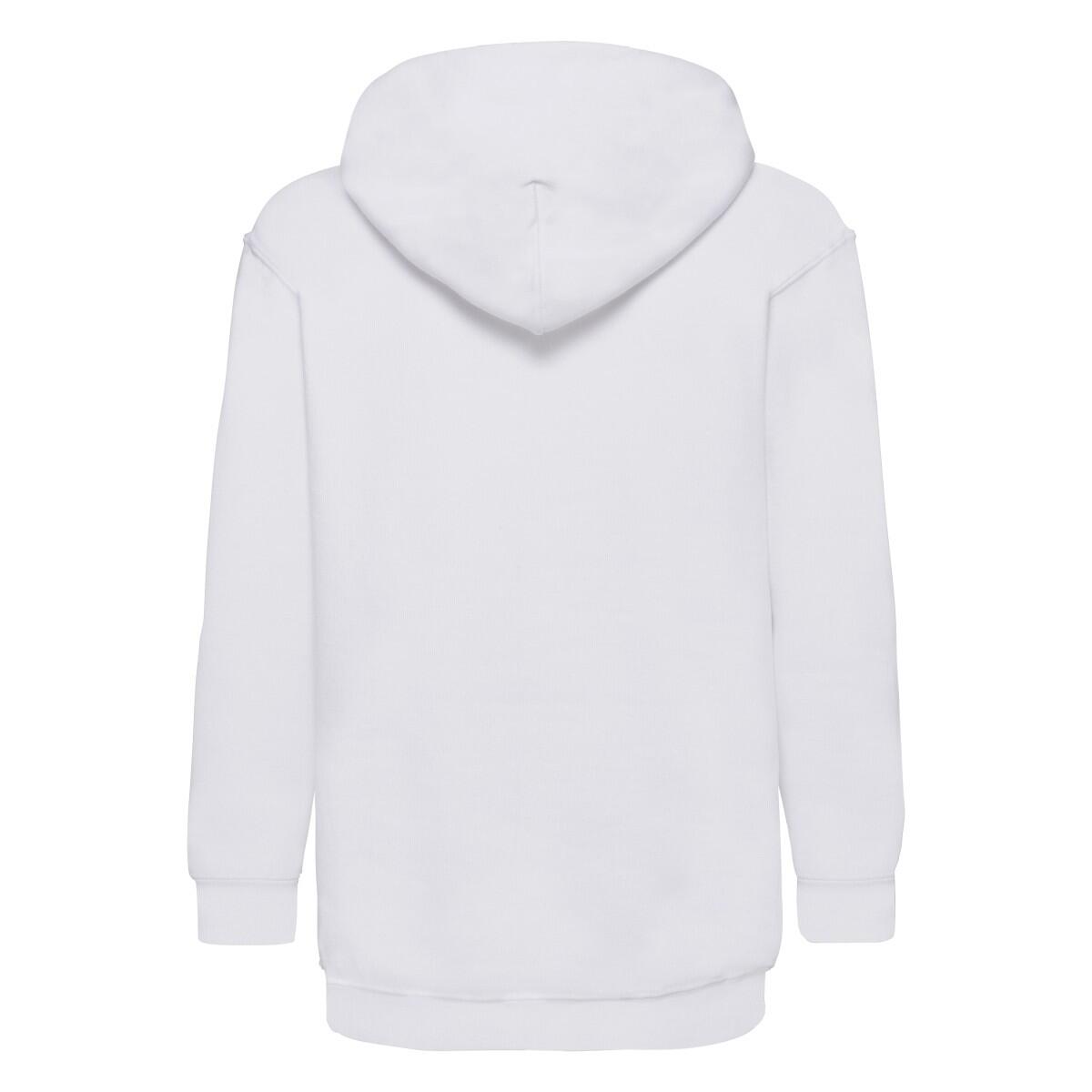 Felpa Con Cappuccio Bambini Fruit Of The Loom Classic 260 Bianco 2/3