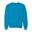 Unisex Adult Sweatshirt met Zware Mouwenhals (Saffier)