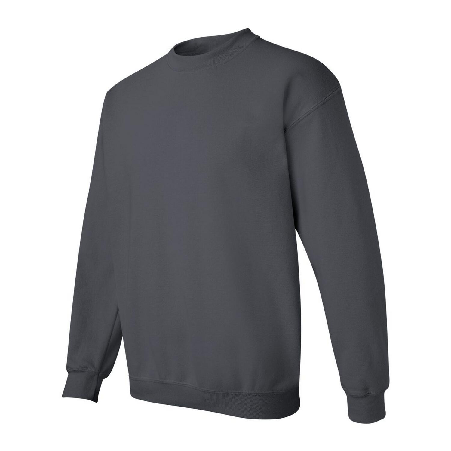 Camisola de gola redonda de mistura pesada unissexo para adultos (Antracite) 3/3