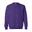 Unisex Adult Sweatshirt met Zware Mouwenhals (Paars)