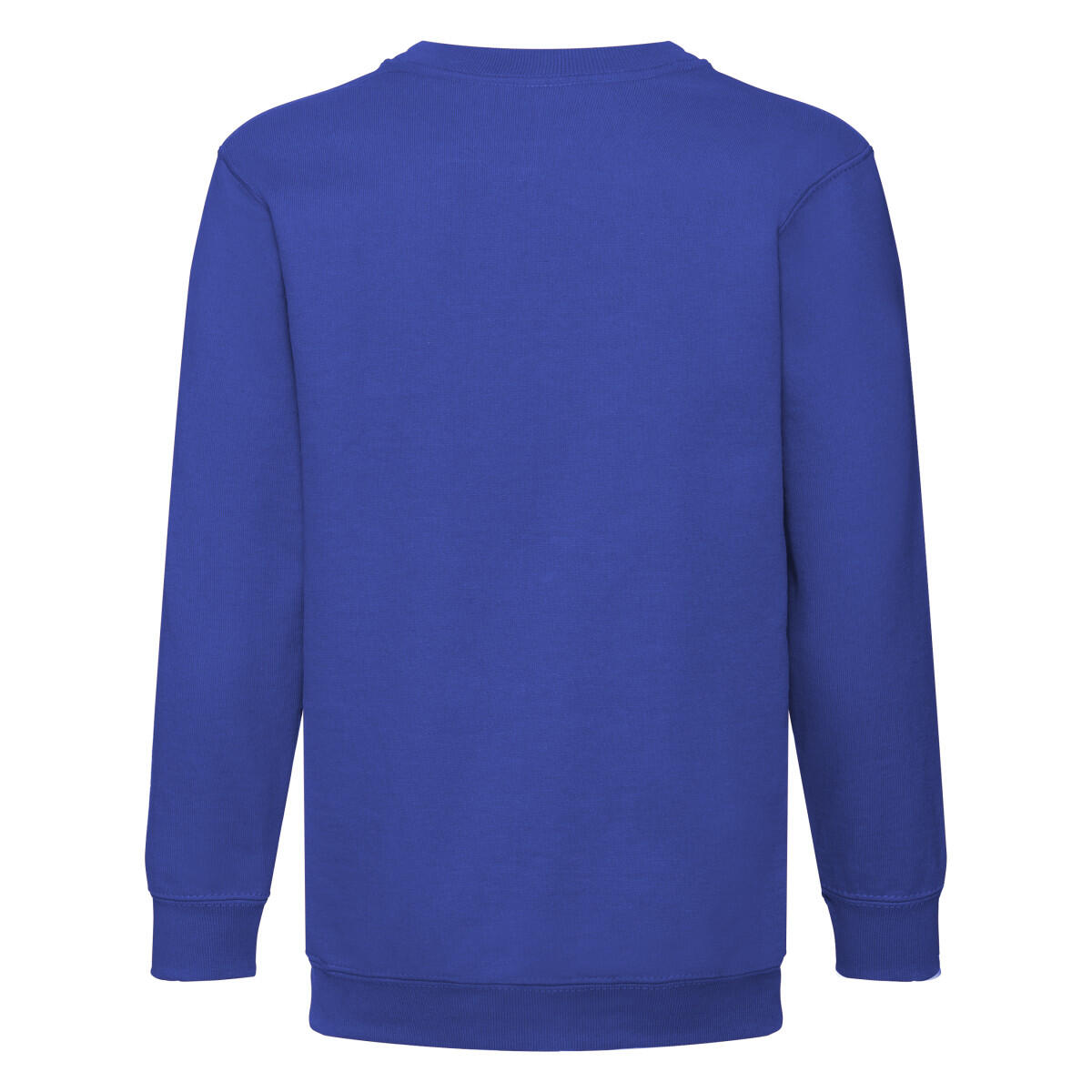 Felpa A Giro Bambini Fruit Of The Loom Classic Blu Reale 2/3
