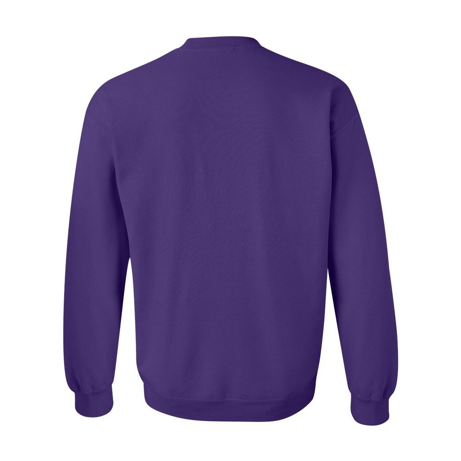 Felpa Girocollo Adulto Unisex Gildan Viola 2/3